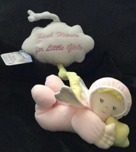 KIDS II 2 Thank Heaven For Little Girls Angel W/Star Cloud Plush Toy NWT WORKS - Picture 1 of 10