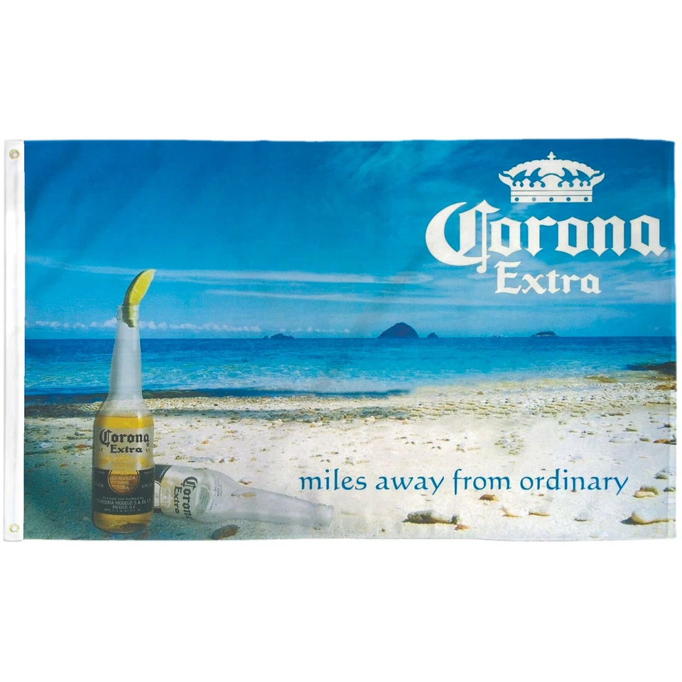 BANDERA CORONA BEACH 3X5 Foto 1 de 1