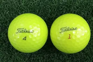 24 Titleist Pro V1/V1x 2023-2024 Yearly Model 5A Mint Condition Yellow Golf Ball - Picture 1 of 3