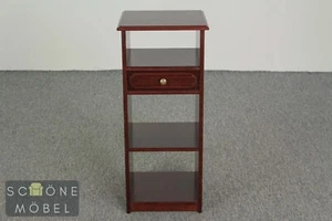 Hübscher Telefontisch Regal Tisch Vintage Antik Stil Bücherregal Beistelltisch - Bild 1 von 8