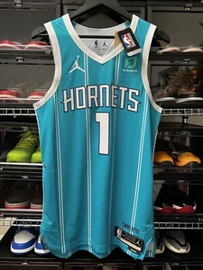 Nike LaMelo Ball Authentic Icon Jersey Charlotte Hornets 44 - Picture 1 of 2