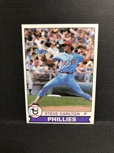 1979 MLB Topps Baseball Steve Carlton #25 Philadelphia Phillies Baseball - A2J