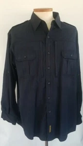 Propper Tactical Navy Blue Longsleeve Uniform Shirt . - Picture 1 of 12