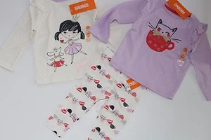 Gymboree Mix 'n' Match Baby Girl's Size 6-12 NWT Leggings Tops Lot Cat Set NEW - Picture 1 of 5