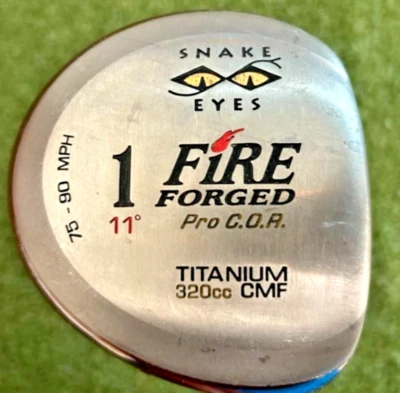 Snake Eyes Fire Forged Driver 11*/RH/ Ladies Graphite ~43.25 / New Grip /zb9241 - Image 1 of 4