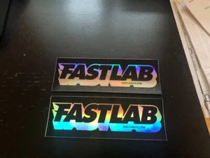 FASTLAB 2PC STICKER SET UTV PARTS AND ACCESSORIES CHROME - Picture 1 of 1