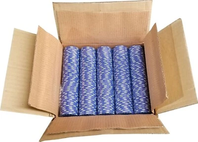 1000 fichas de póker compuestas de arcilla molde de diamante azul 11,5 gr GRAN OFERTA * Foto 1 de 2