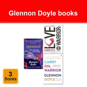 Glennon Doyle 3 Books Collection Set Untamed, Love Warrior, Carry On Warrior NEW - Picture 1 of 2