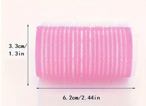 Neu XL Set 20 Stk. Haftwickler Ø 33mm, Locken-Haarwickler-Friseurbedarf in Pink - Bild 1 von 6
