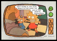 1990 Topps The Simpsons 60 Lisa Maggie Simpson Trading Card