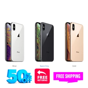 Apple iPhone XS 64GB 256GB GSM Unlocked Verizon Att CDMA Free Return - Picture 1 of 9