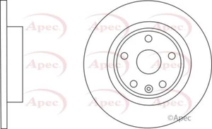 BREMSSCHEIBE MASSIV HINTEN ERSATZ DSK2755 passend für CHEVROLET OPEL VAUXHALL APEC - Bild 1 von 5