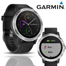 Garmin Vivoactive 3 Smartwatch Silicone Fitness Tracker Sport GPS Running Silver