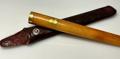 Art Nouveau Butterscotch Egg Yolk Amber Cigarette Holders Pipe Mouthpiece. - Image 1 of 4