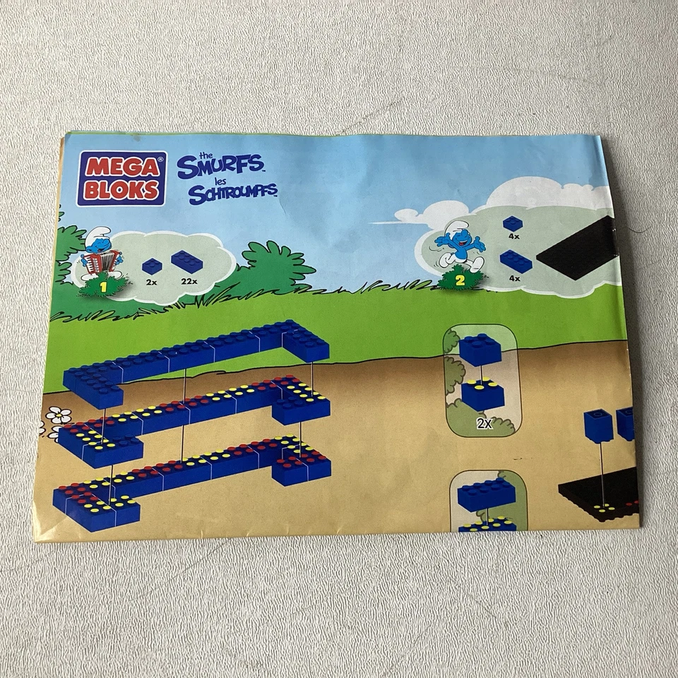 Smurf Symphony Set 10719 Mega Bloks The Smurfs (Instructions Only) - Image 1 of 1