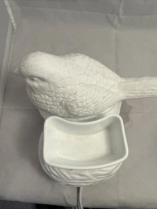Calentador de cera/velas Birds Of A Feather Scentsy eléctrico 2021 White Bird - Imagen 1 de 23