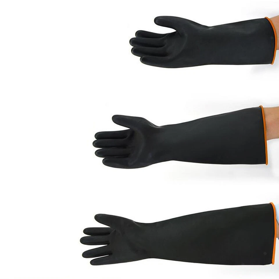 1 Pair of Solvent Oil Resistant Nitrile Rubber Cleaning Work Gloves - image 1 of 1