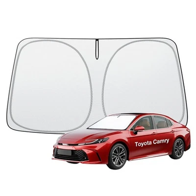 Parasol parabrisas Wigoo para Toyota Camry 2018-2025 100 bloqueador solar, 4ta generación Foto 1 de 4