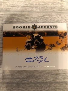 2022 Upper Deck Ultimate Collection Rookie Accents /65 Marc McLaughlin Auto - Picture 1 of 6