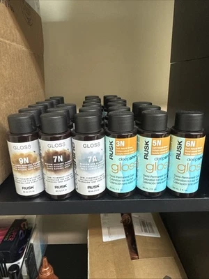 Color de cabello permanente Rusk Gloss Demi brillo profundo - tú eliges el color Foto 1 de 4