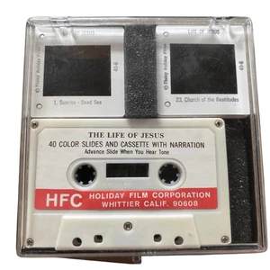 Das Leben Jesu 40 Farbdias und Kassette Erzählung Holiday Film Corp. - Bild 1 von 3