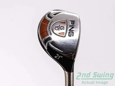 Ping G10 Hybrid 3 Hybrid 21° Steel Regular Right 39.5in - Image 1 of 4