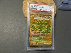 Teal Mask Ogerpon EX 177/131 Sv: Prismatic Evolutions Holo Pokemon PSA 9 Mint - Bild 1 von 4