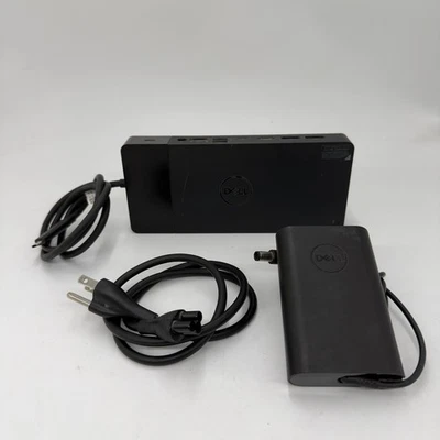 戴尔 K20A Thunderbolt USB-C 扩展坞端口复制器 WD19TBS 带适配器 — 第 1/4 张图片