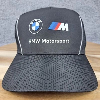 Gorra BMW Motorsport Snap Back para hombre negra carreras bordada rendimiento Puma Foto 1 de 4
