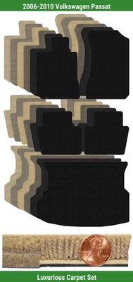 Juego de alfombrillas de lujo personalizadas para Volkswagen Passat 2006-2010 (5 piezas) #10E7 Foto 1 de 4