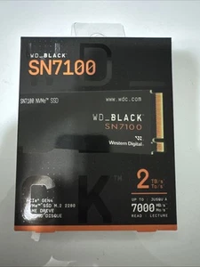 WD BLACK SN7100 2TB M.2 2280 SSD PCI-Express 4.0 x4 TLC 3D NAND WDS200T4X0E - Afbeelding 1 van 2
