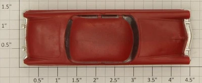 Lionel 6414-25 Red Repro Automobile with Chrome Bumpers - Image 1 of 4