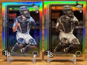 LOGAN DRISCOLL Sepia + Refractor Rookie Card LOT | 2025 Topps Chrome RAYS #185 - Picture 1 of 2