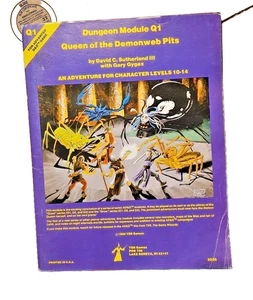 TSR 9035 Advanced Dungeons and Dragons Q1 Queen of the Demonweb Gruben 1980 - Bild 1 von 6