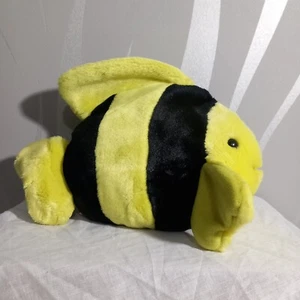 Ty Beanie Buddies Collezione Bolle Il Pesce Giallo/Nero 1998 Lungo 11” - Foto 1 di 11