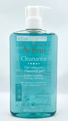 Avene Cleanance Cleansing Gel for Oily,  13.5 oz/400ml  New *AUTH Exp 2026 - Image 1 of 3