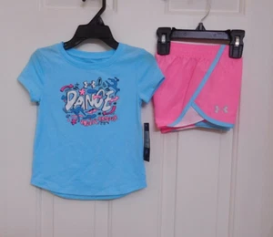 NWT 2pc Under Armour Dance Top & Shorts Set sz 18 Months - Picture 1 of 1