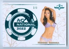 HIROMI OSHIMA "AC NATIONAL CHIP LEADER CARD /3" BENCHWARMER NATIONAL 2022