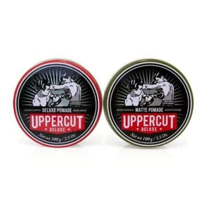 Uppercut Deluxe Shine & Dry Deluxe and Matte Pomade Hair Styling Bundle 2 x100g - Picture 1 of 11