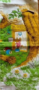 SEARS Disney Winnie the Poor Full Perma Prest Flat Sheet Full Size FREE SHIP - Picture 1 of 4