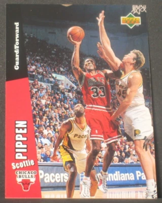 Scottie Pippen 1996-97 Upper Deck Folz Mini #10 Chicago Bulls TOUGH - Image 1 of 2