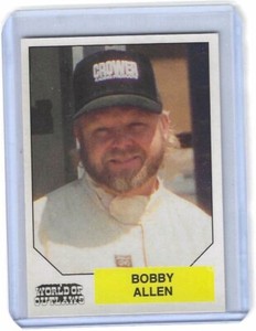 Bobby Allen 1989 World of Outlaws #15 Sprint Car Card 2A