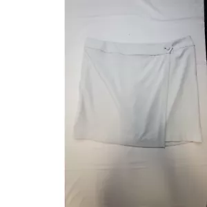 Calvin Klein Pencil Skirt Womens 24W Soft Crepe White - Picture 1 of 7