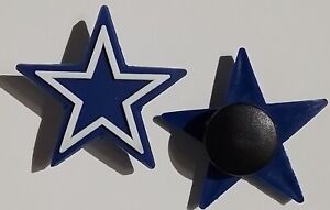 SET OF 2 Dallas Cowboys STARS FOR SHOES CRAFTS AND MORE NEW 