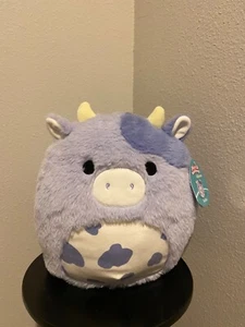 Squishmallows Fuzzamallow Bubba the Cow 14" Walmart exklusiv neu mit Etikett - Bild 1 von 3