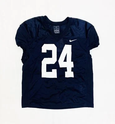 Camiseta de fútbol americano de práctica universitaria Nike Stock Alpha #24 para hombre L malla negra FJ9609 Foto 1 de 2