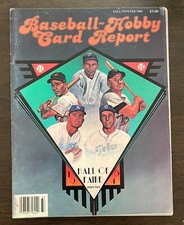 1984 Baseball Hobby Card Report Magazine w/ 40 T-206 Reprint Cards