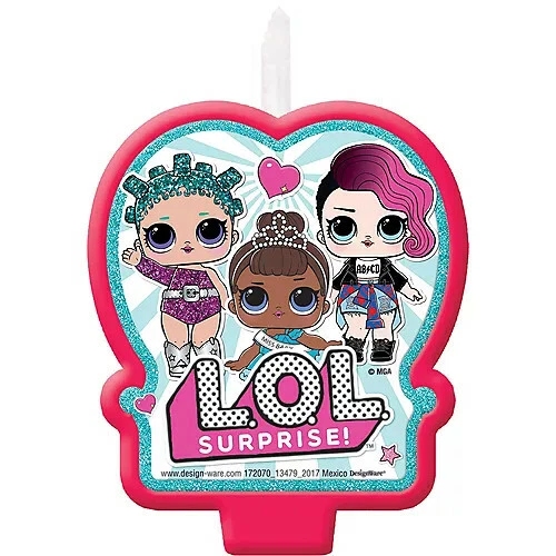LOL Sorpresa! Vela de cumpleaños - L.O.L. Decoraciones de fiesta sorpresa Foto 1 de 1