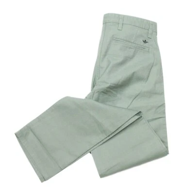 Pantalones Dockers Para Hombre Verde Claro Alfa Caqui Ajustados Calce Cónico Foto 1 de 4