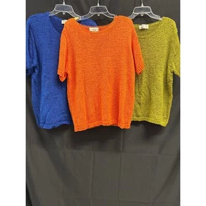 Top manga corta Lemon Grass x 3 piezas nuevo con etiquetas 2X - Imagen 1 de 6